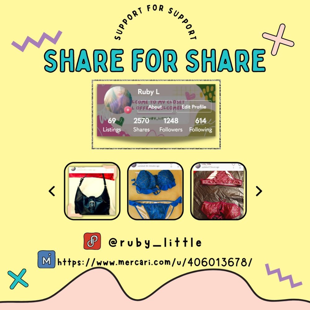 Let's support each other!